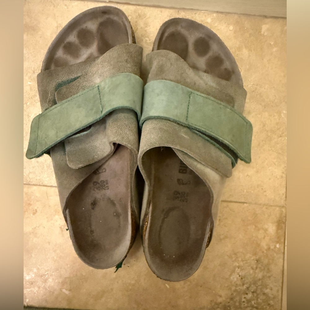 Birkenstock Kyoto Nubuck Suede Sandals